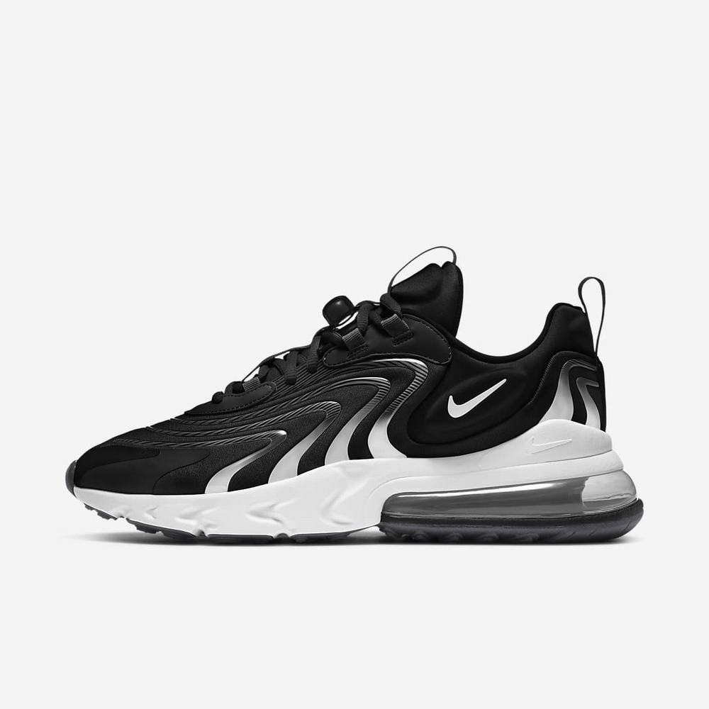 Sneakers Nike Air Max 270 React ENG Noir 7154-068 Black/Dark Smoke Grey/Wolf Grey/White Homme | IFR-82086373